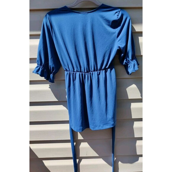 Oh Baby By Motherhood Womens Maternity Blouse Top Size Medium M Torquoise Aqua - Picture 4 of 10